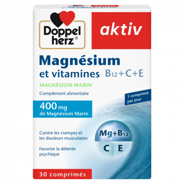 AKTIV MAGNESIUM ET VITAMINES 30 COMPRIMES                                                                  