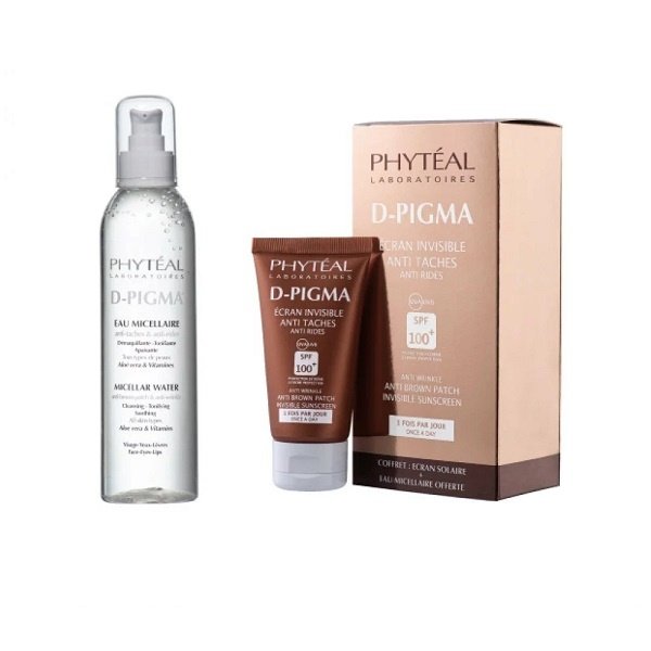 PHYTEAL DPIGMA ECRAN INVISIBLE SPF50+ 50ML + DPIGMA EAU MICELLAIRE 150ML OFFERTE                                                                            
